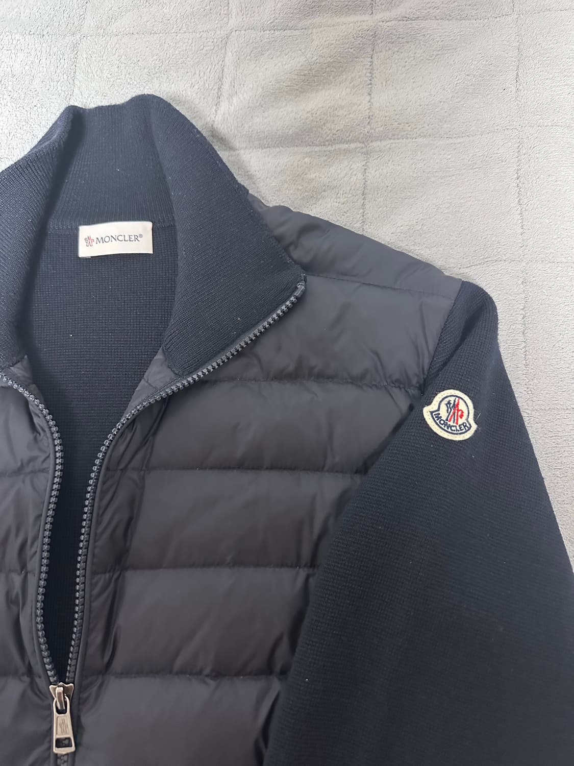 몽클레어 니트패딩 s사이즈 네이비 상품이미지3