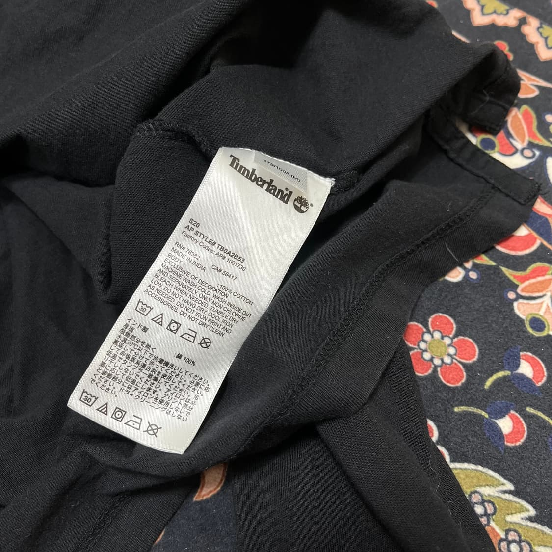 팀버랜드 레터링 로고 포켓 긴팔티 M/95 상품이미지9