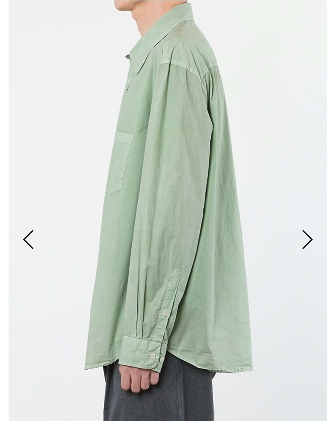 이얼즈어고/ 트레디셔널 다이드 포이카 셔츠/ 3  상품이미지3