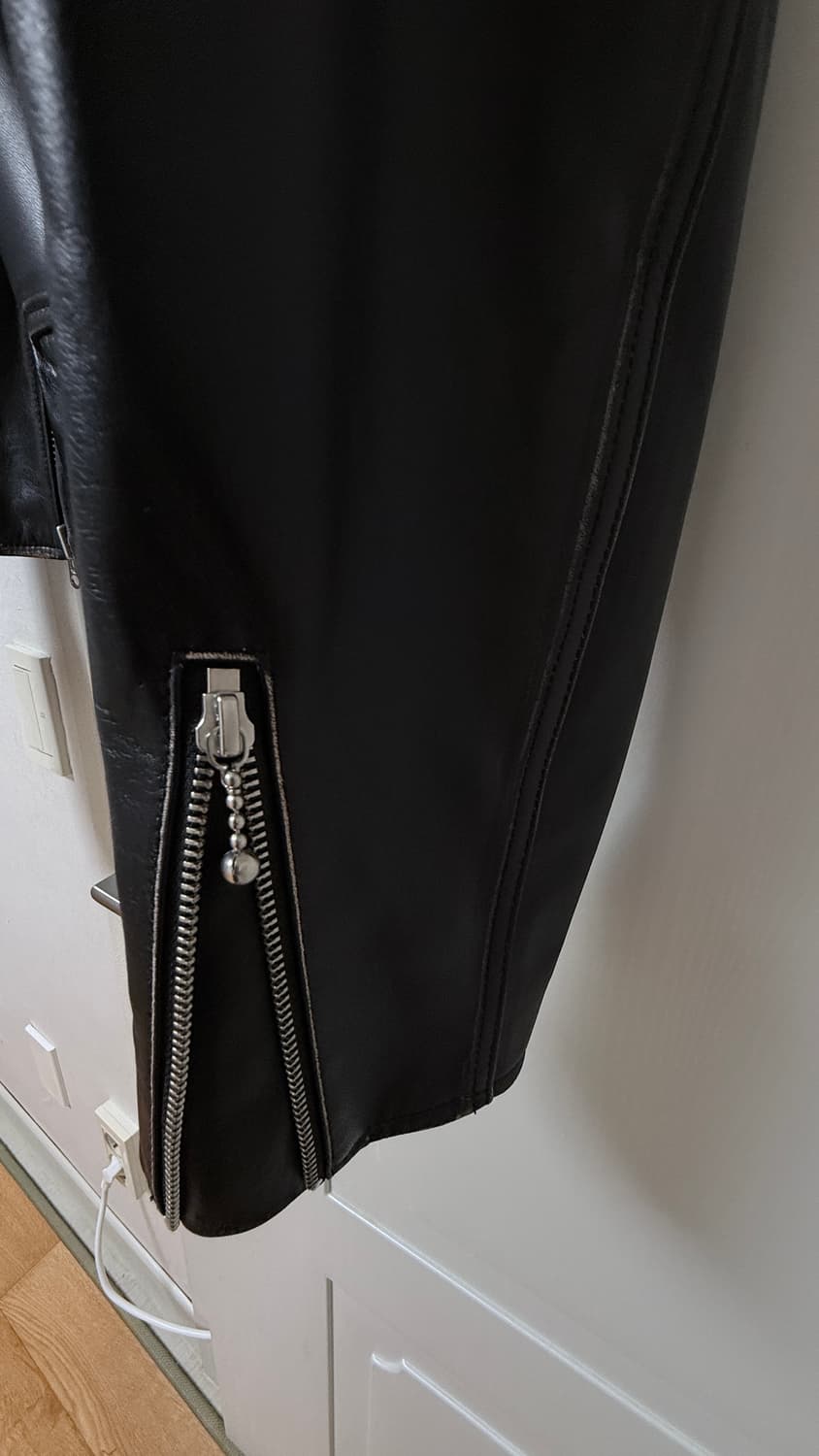 베이컨트아카이브 LEATHER BLOUSON JACKET BLACK(L) 상품이미지7