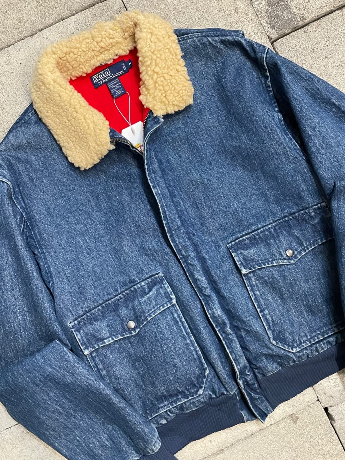 폴로 랄프로렌 G-1 데님 시어링  자켓 상품이미지3