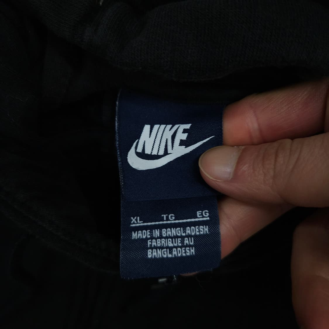 나이키 스우시 후드 집업 XL 블랙 상품이미지4