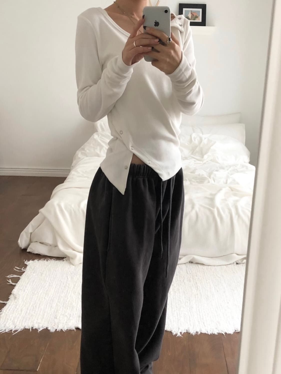 슬립오버 스냅 티 탑 상품이미지3