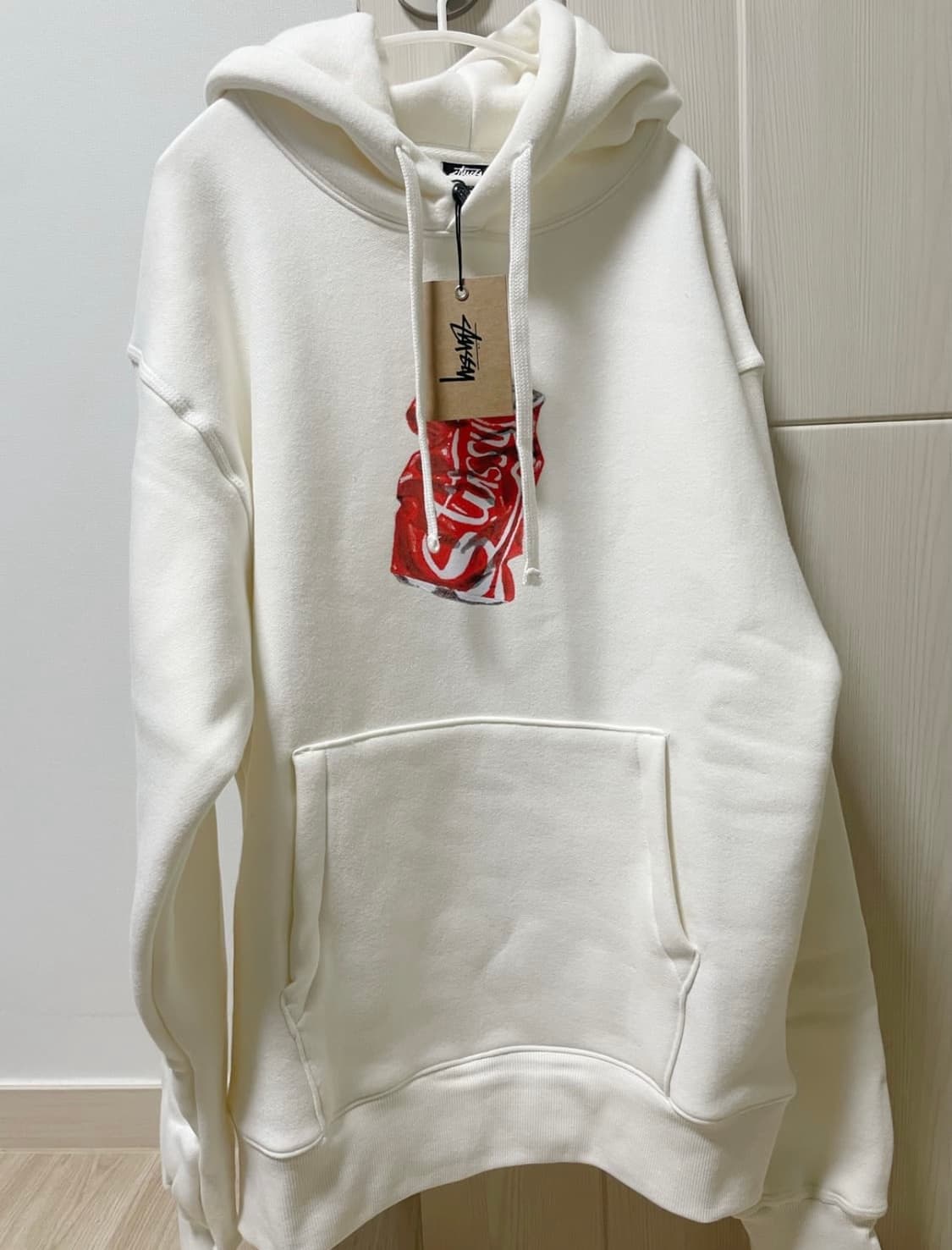 스투시 소다캔후드 아이보리 상품이미지1
