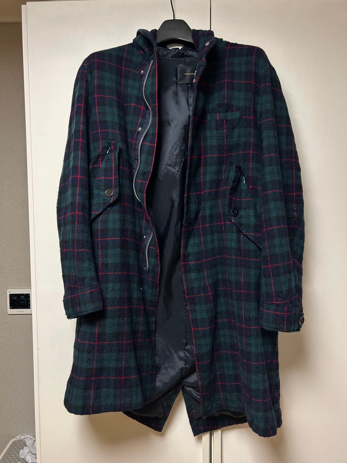 언더커버 축융 울 코트 상품이미지2