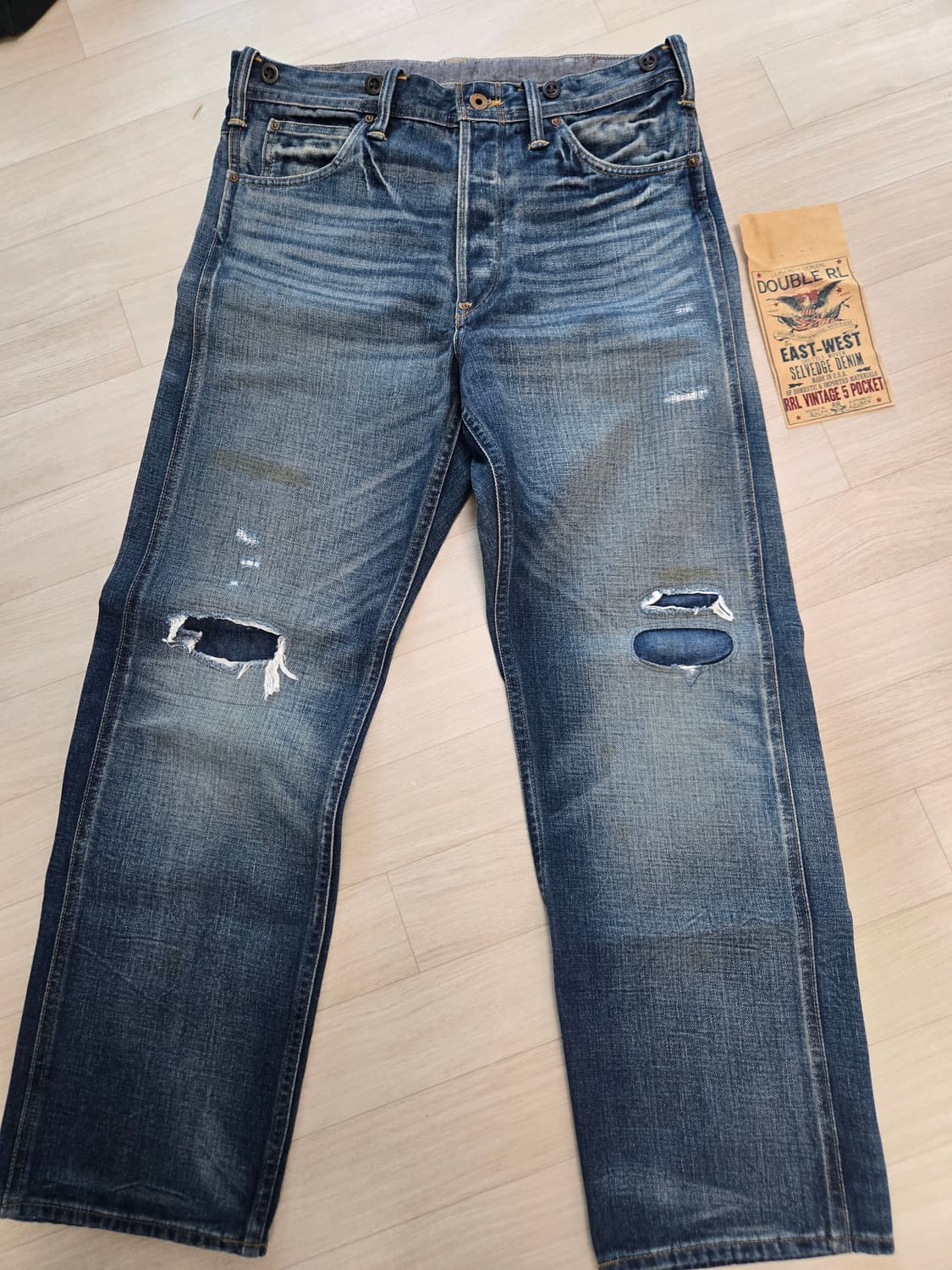 RRL Vintage East-West Selvedge Jean 상품이미지1