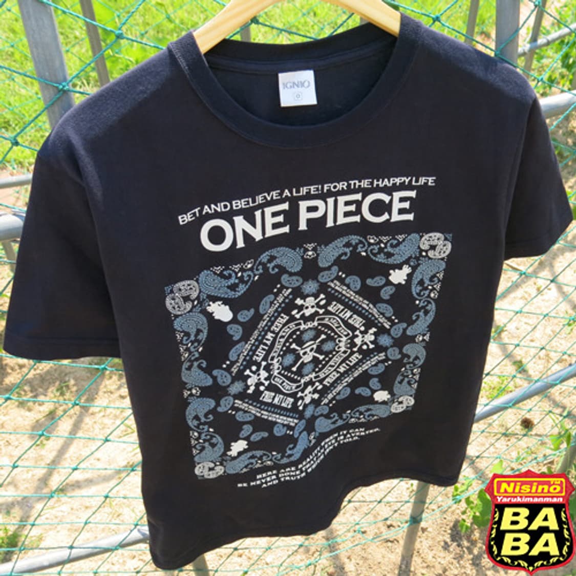  [IGNIO] ONE PIECE 반다나 패턴 T! 상품이미지1
