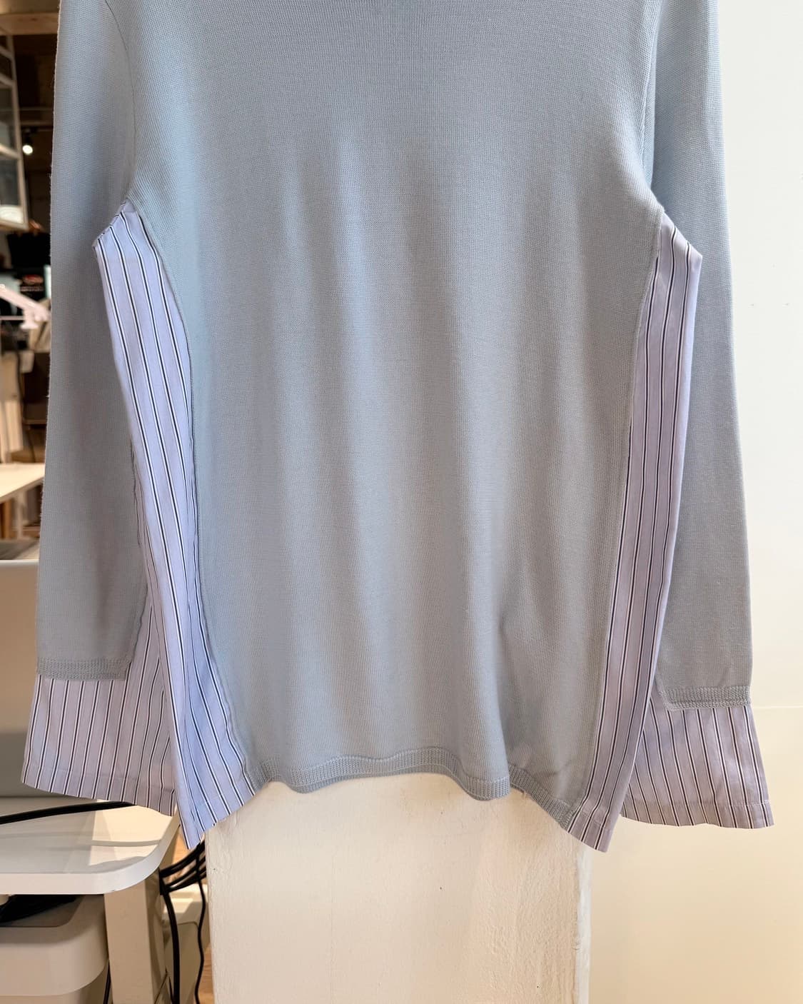 꼼데가르송 셔츠 블루 스트라이프 니트  상품이미지6