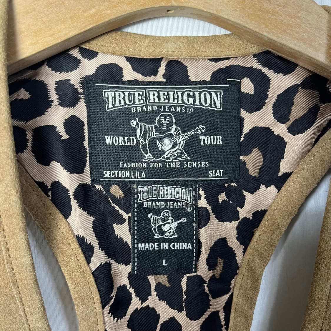 [True Religion] 트루릴리전 스웨이드 프린지 베스트 상품이미지5