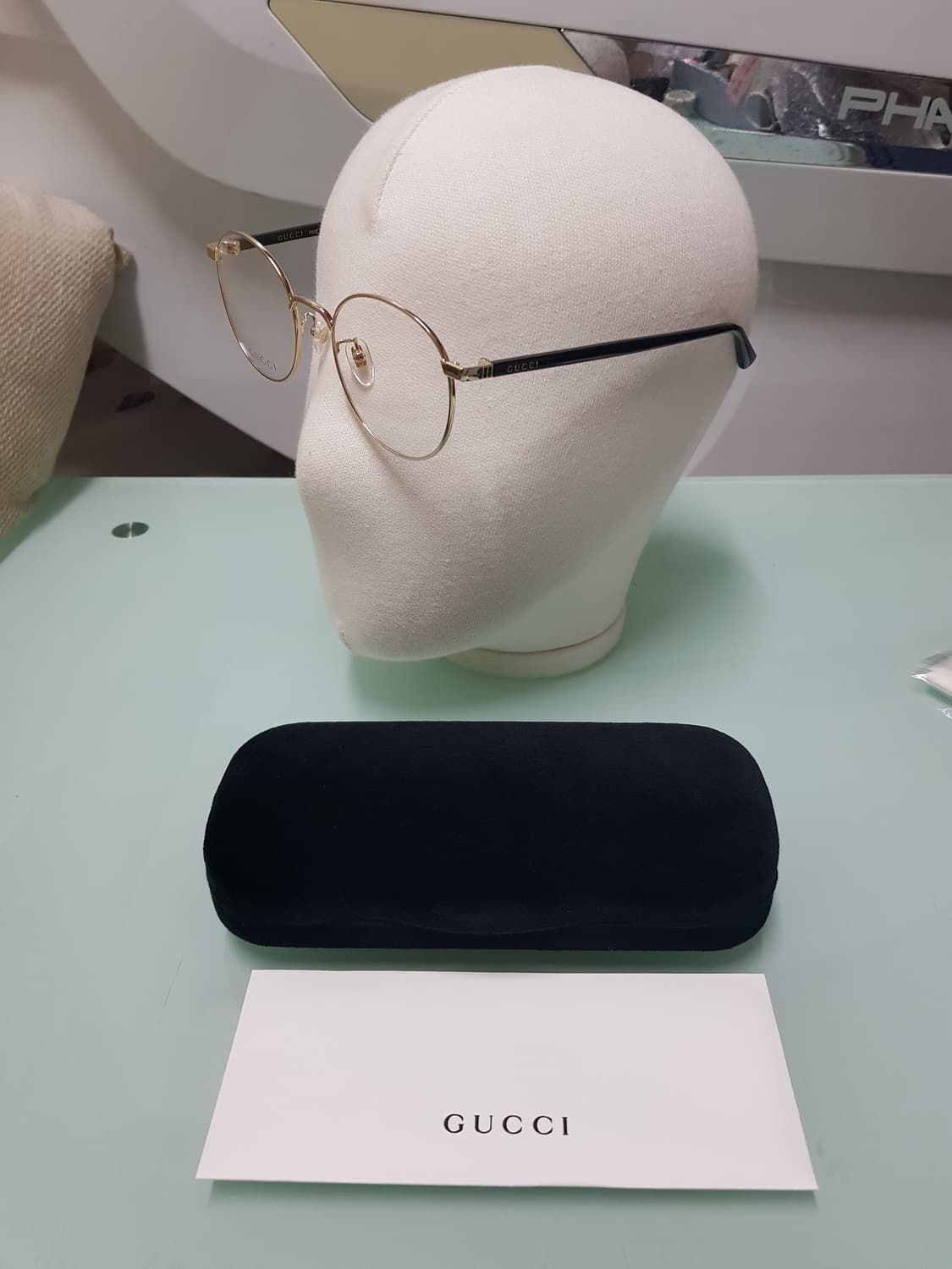 구찌남녀 럭셔리골드안경테(정품 새상품풀구성) 상품이미지8
