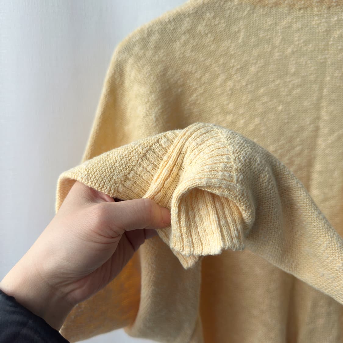 Chemise 라코스테 니트 가디건 옐로우 40 상품이미지6