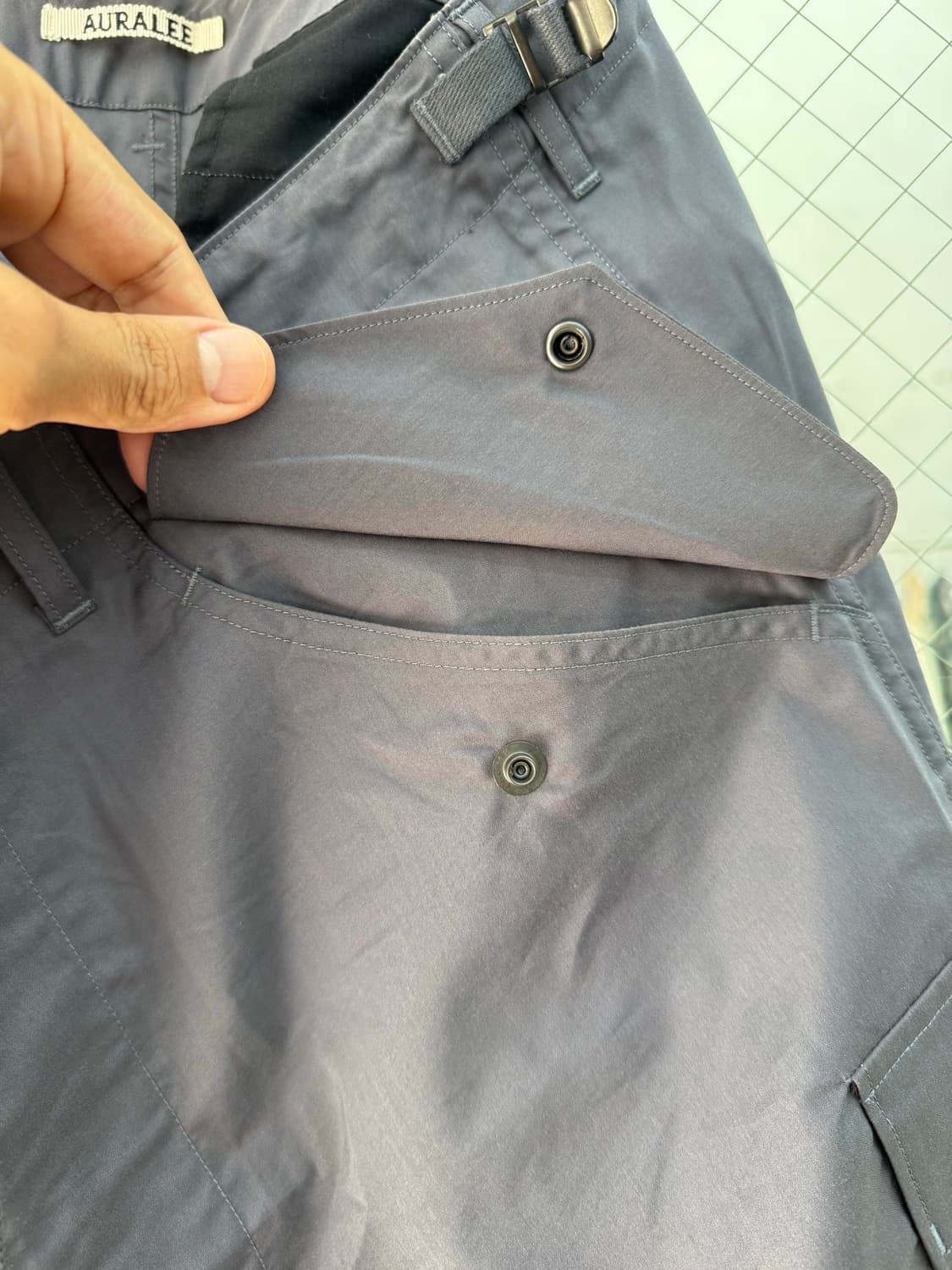 AURALEE Light Cotton Polyester Cargo  상품이미지8