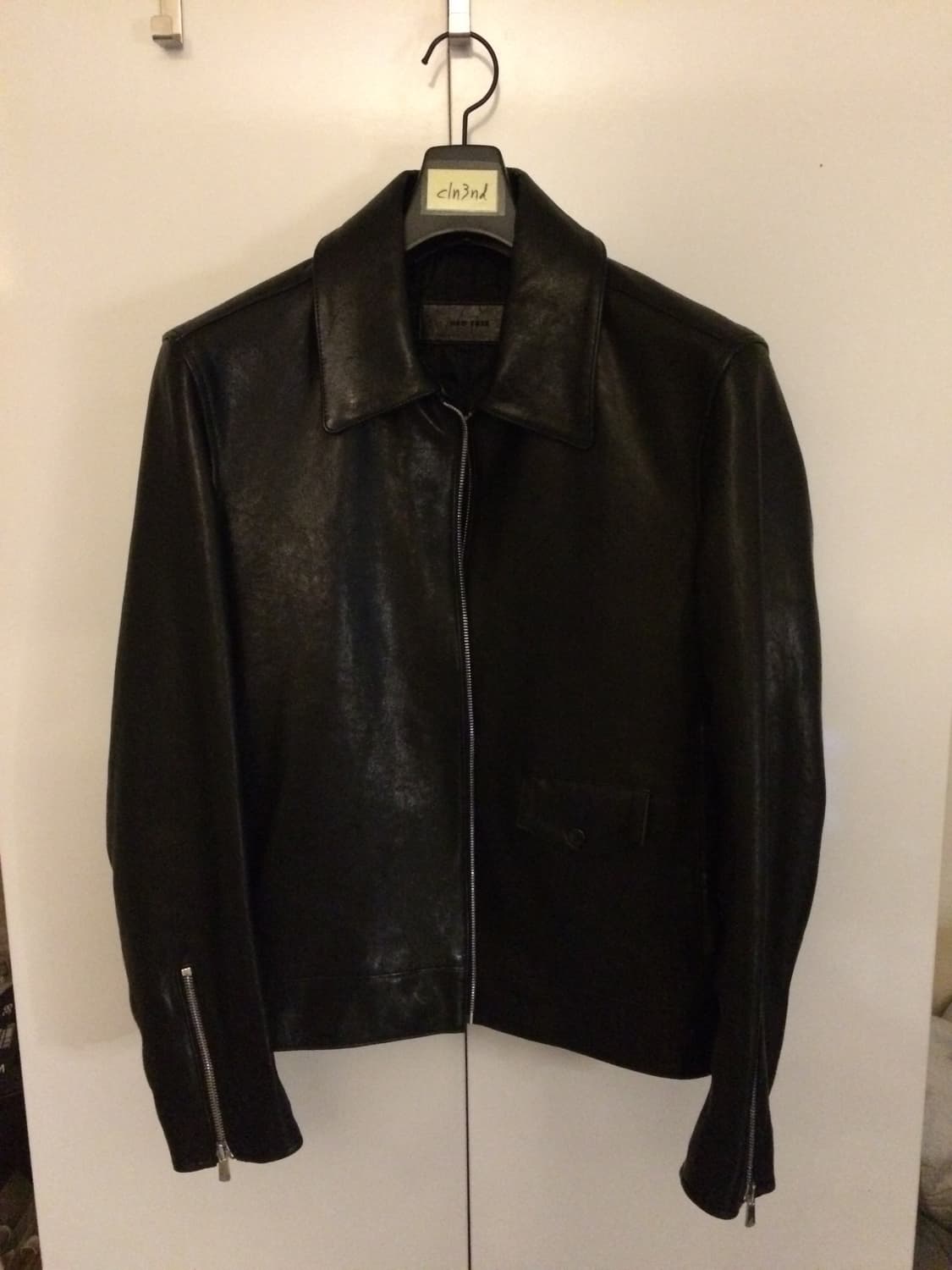 질 스튜어트 램스킨 싱글 블랙 레더 가죽 자켓 / 머듈 상품이미지6