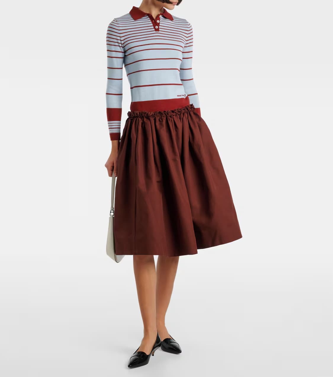 [8,10,12]슈슈통 25fw 스트라이프 폴로 니트 상품이미지3