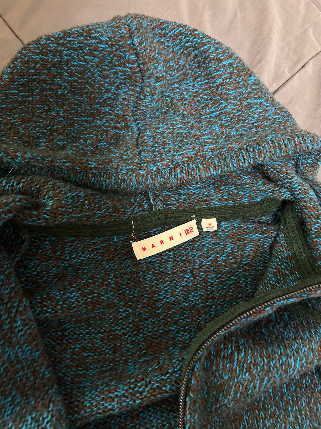 유니클로 마르니 후드 니트집업 m 상품이미지4