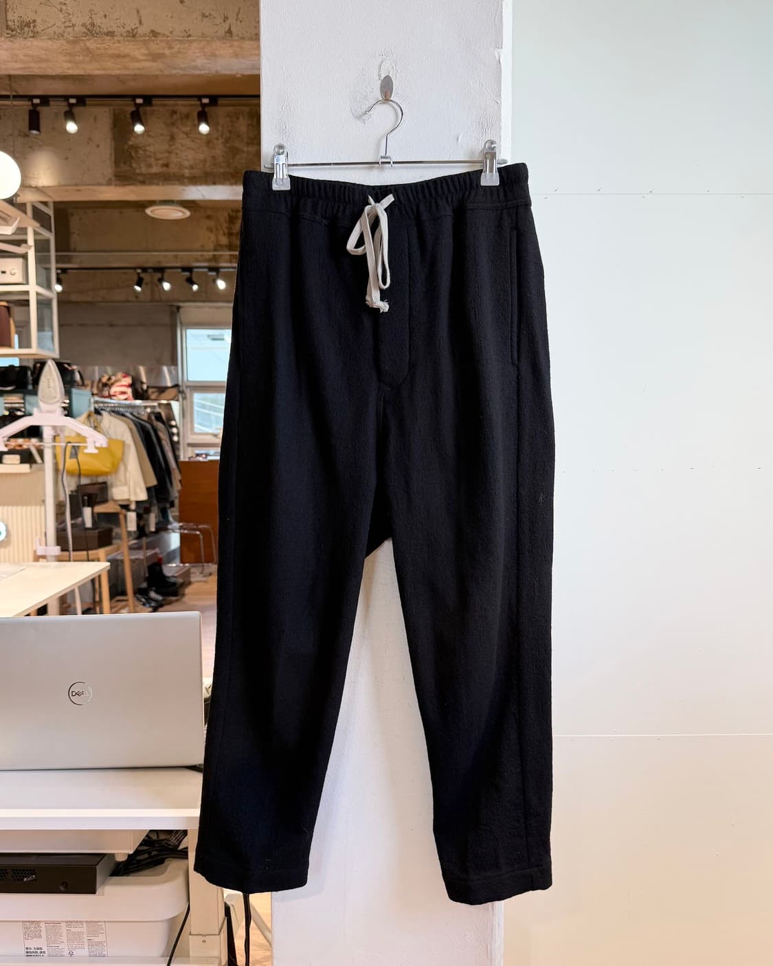 릭 오웬스 블랙 23fw 럭서 팬츠  상품이미지1