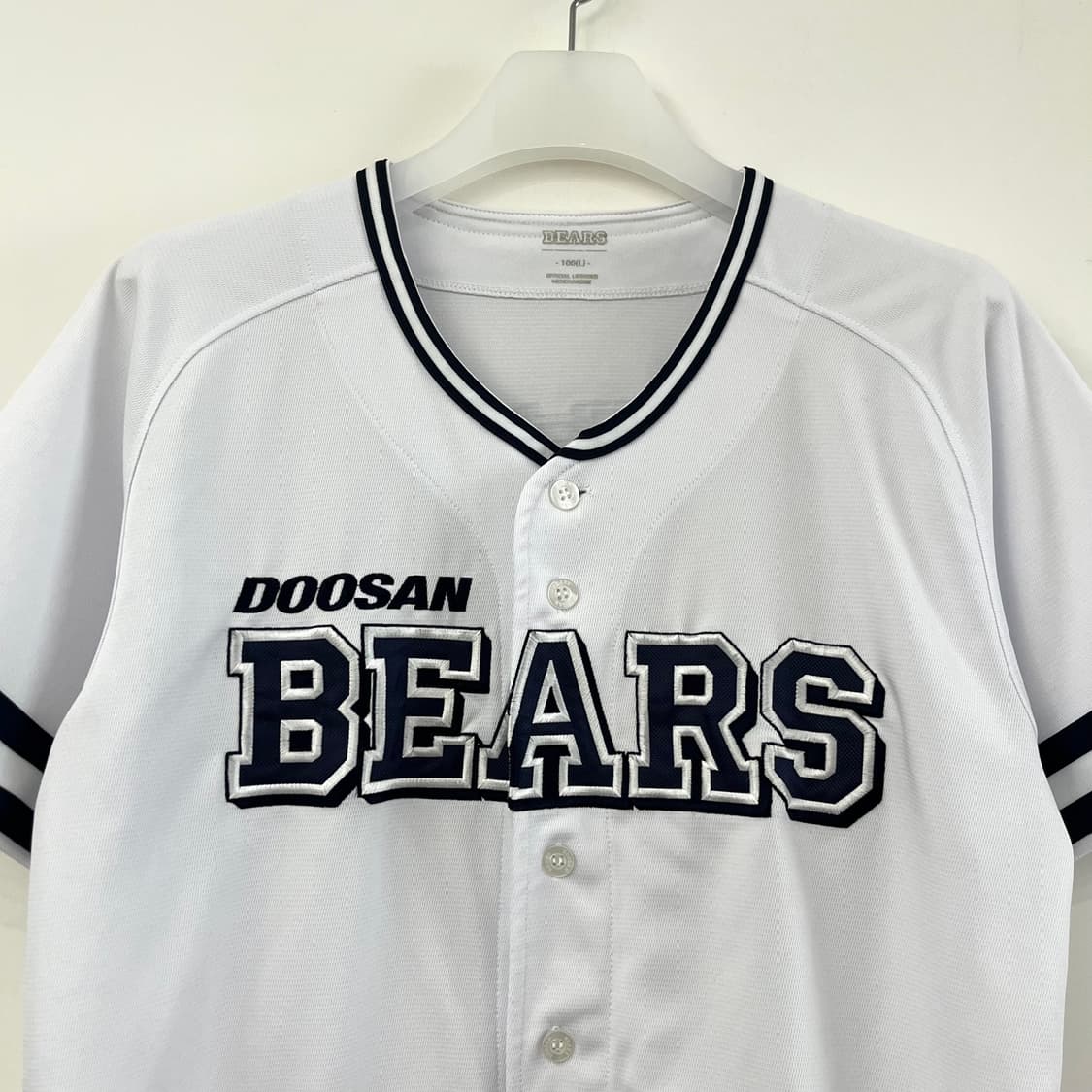 두산베어스 허경민 마킹 레트로 홈 유니폼 상품이미지4