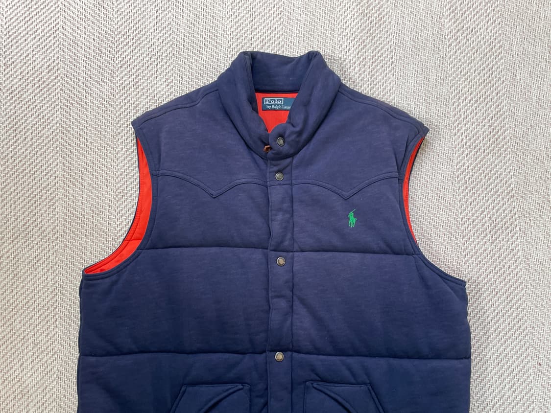 폴로 랄프로렌 퀼티드 코튼 웨스턴 네이비 베스트 상품이미지3