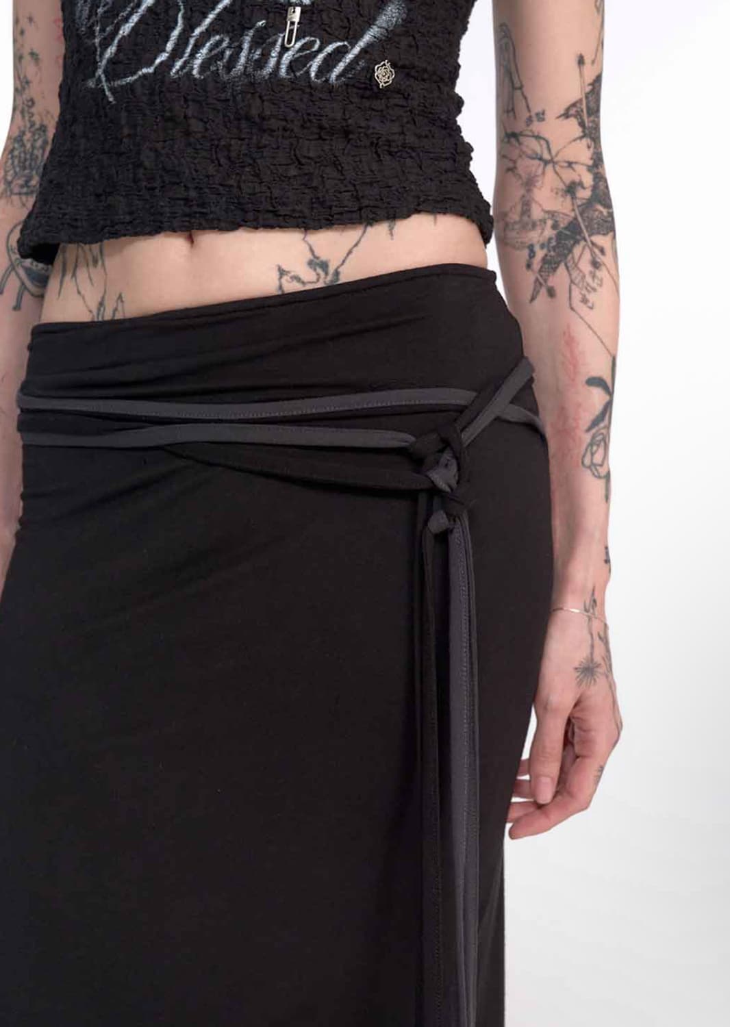 2000 아카이브스 ava layered skirt pants 상품이미지2