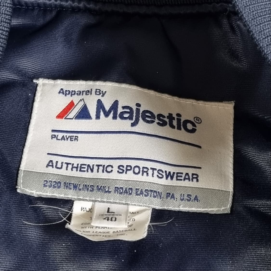 더블탭스 X 마제스틱 콜라보 디트로이트 바시티 벤치 자켓 상품이미지7