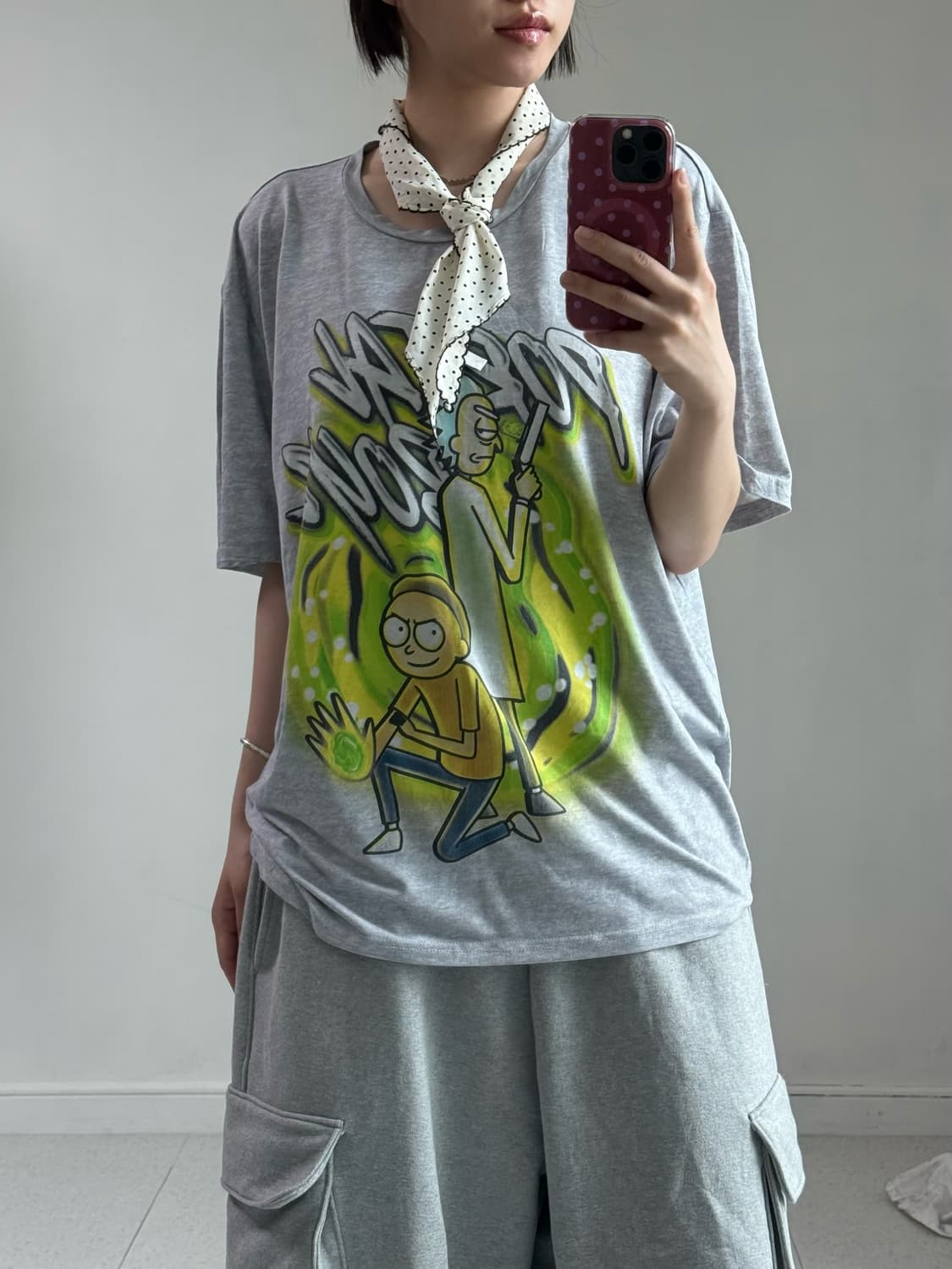 Rick and Morty 카툰 반팔 상품이미지2