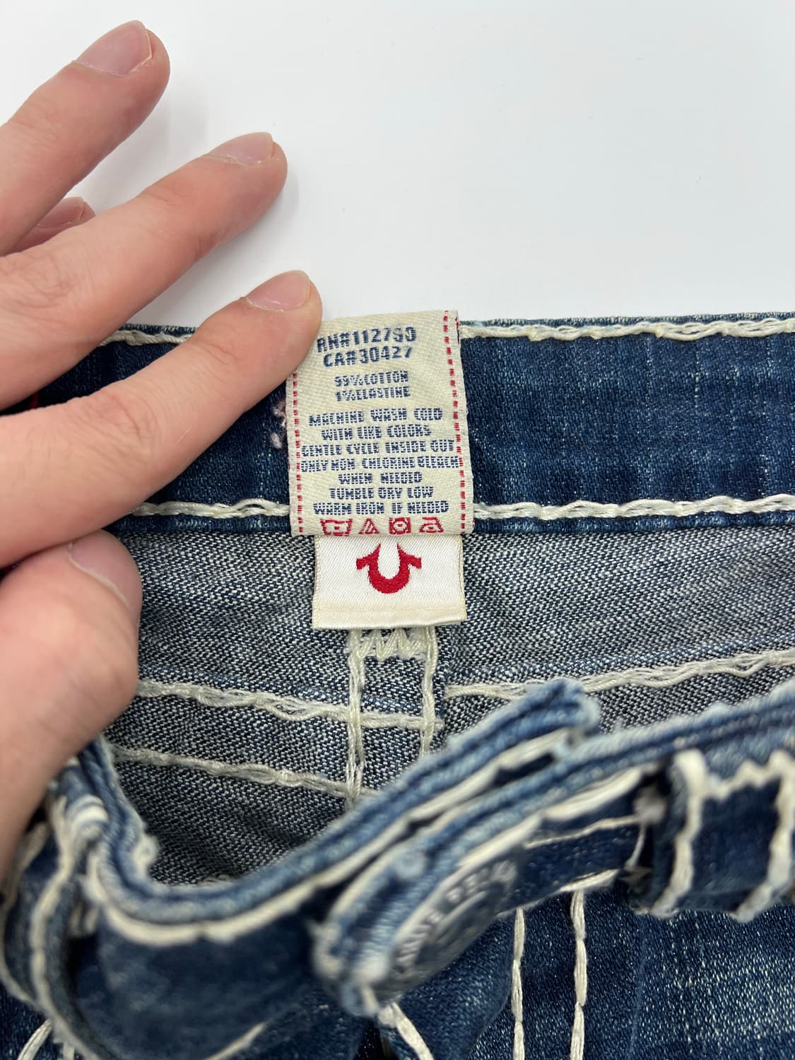 트루릴리젼 스티치 데님팬츠 상품이미지8