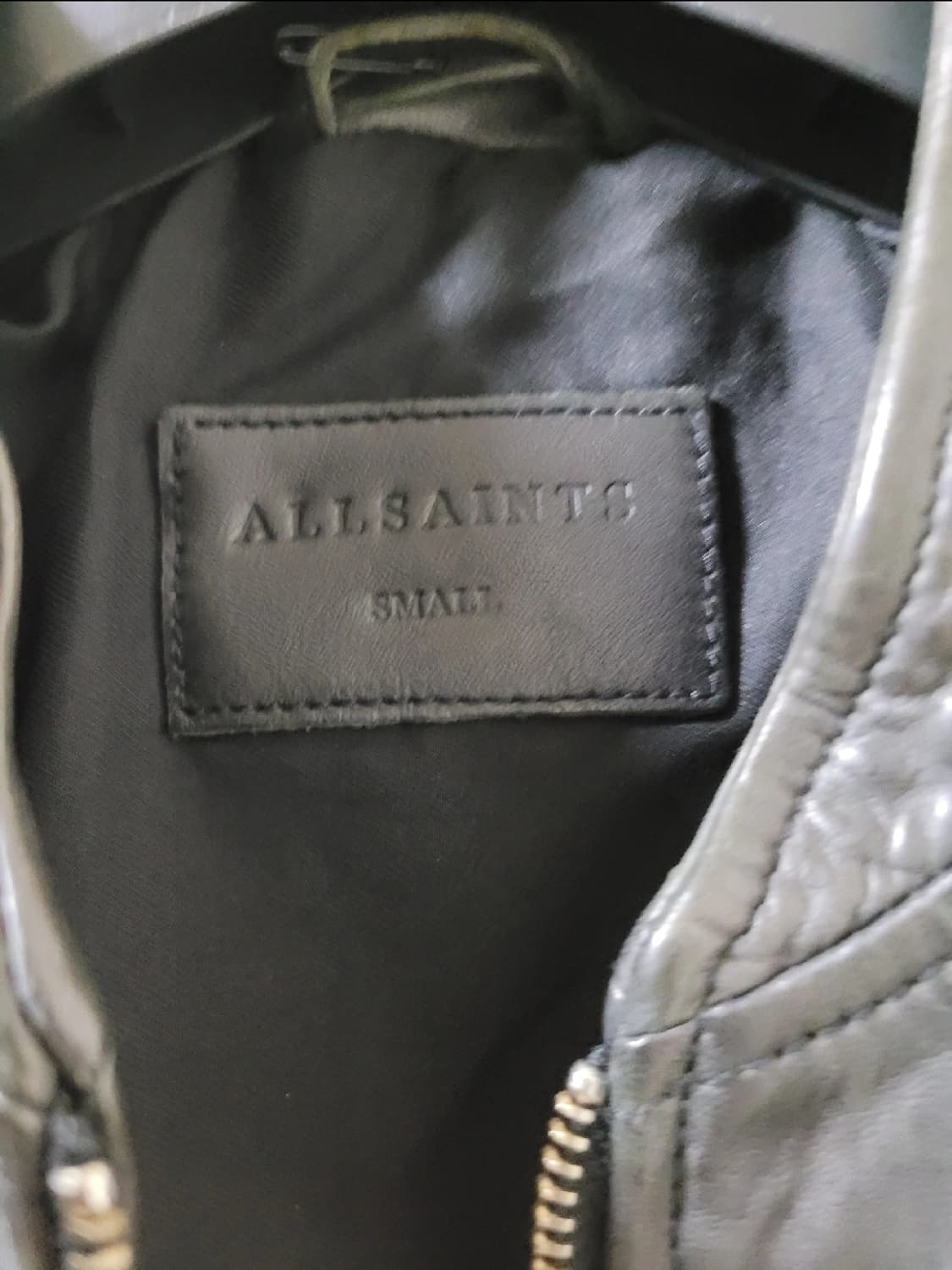 ALLSAINTS 올세인츠 양털 양모 마쉬레더 가죽자켓 상품이미지2