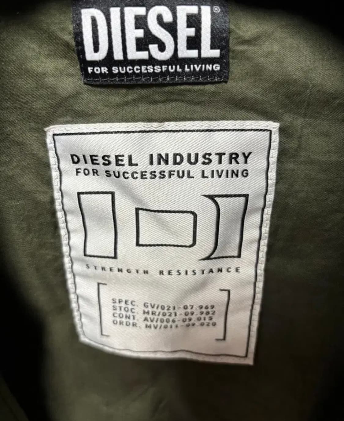 50) DIESEL 디젤 J 크로스 봄버 재킷 그린 상품이미지6