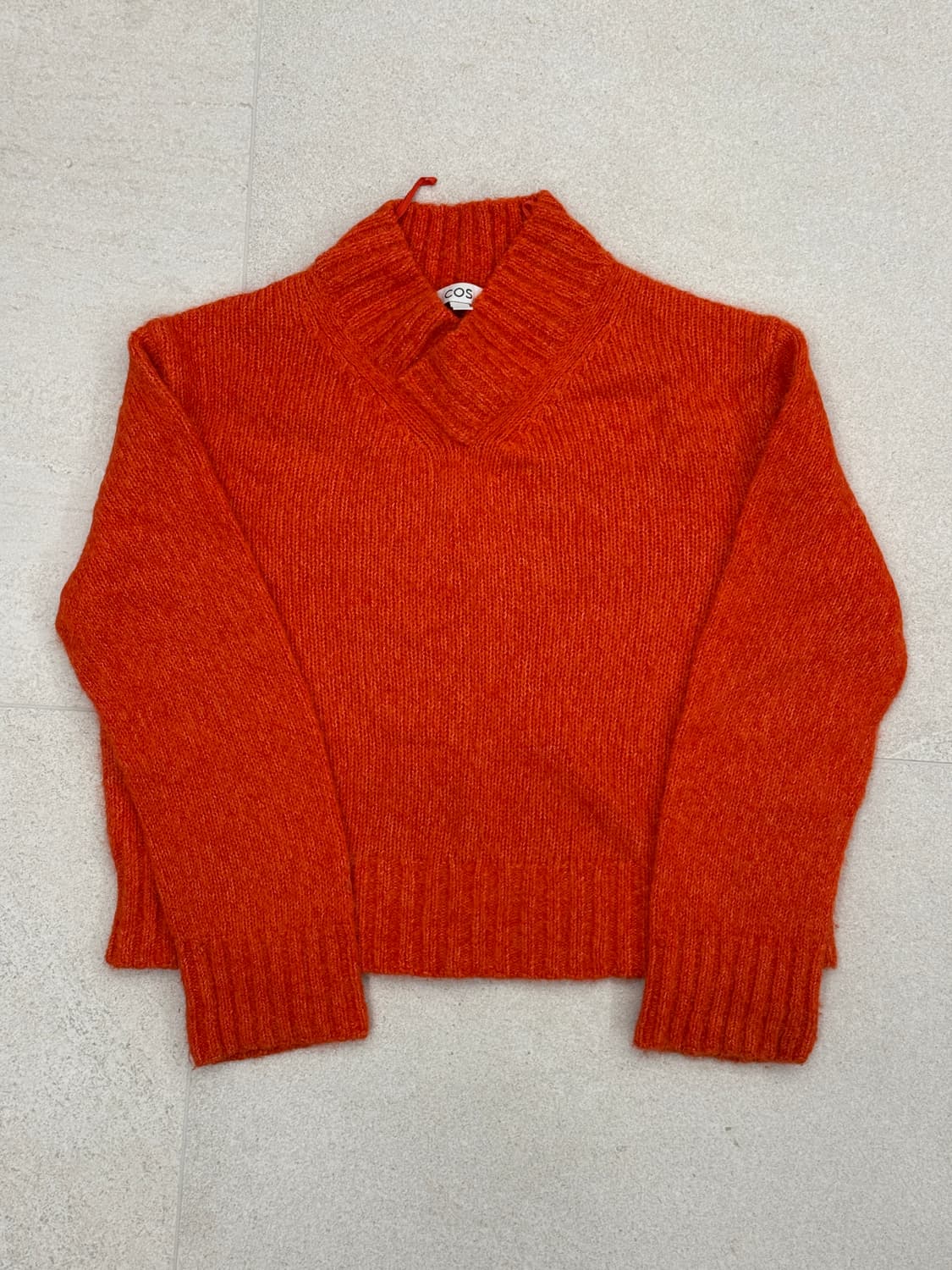 Cos 알파카 니트 S 오렌지 상품이미지1