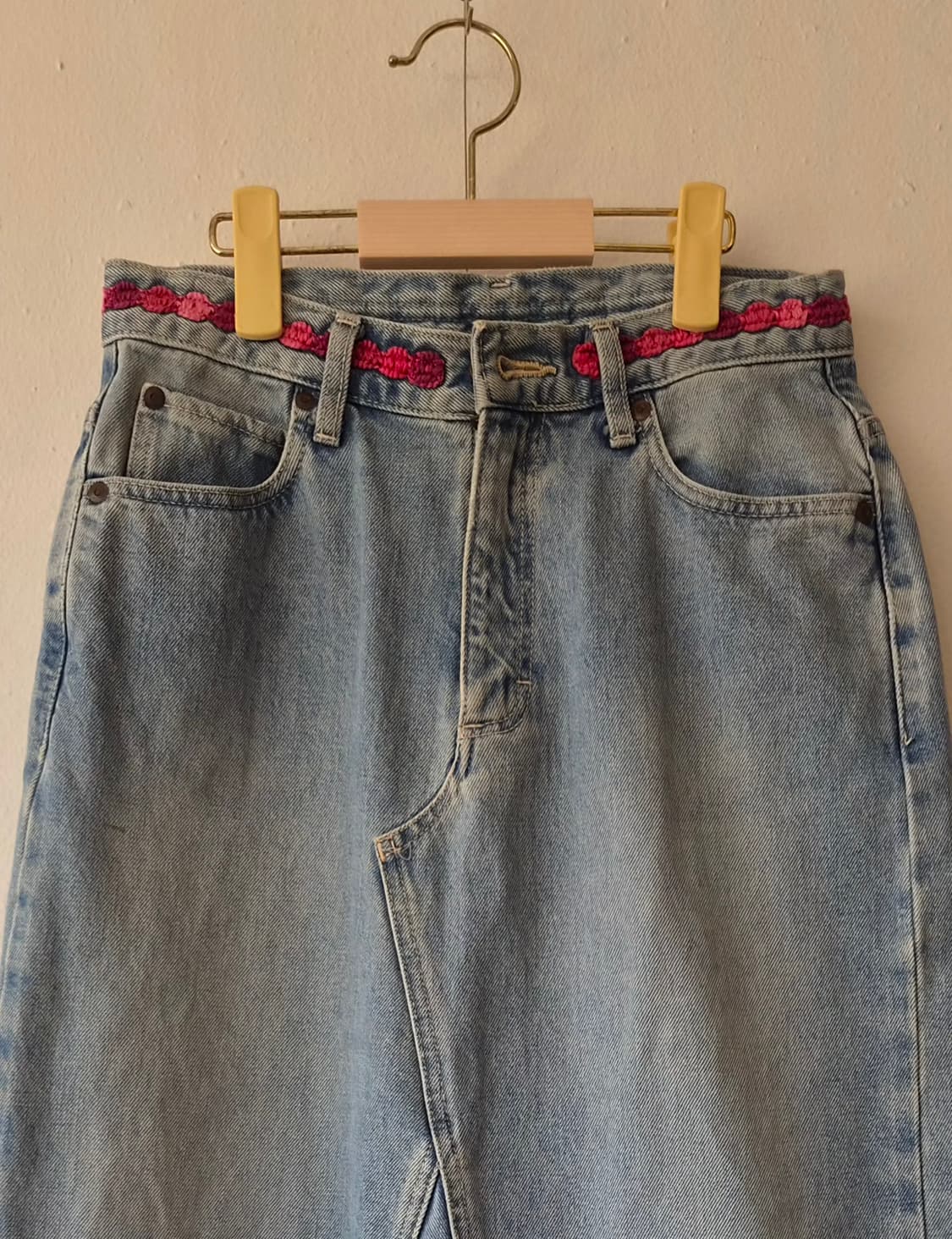LEE 일본수입 여성 연청데님롱스커트 M사이즈 상품이미지1