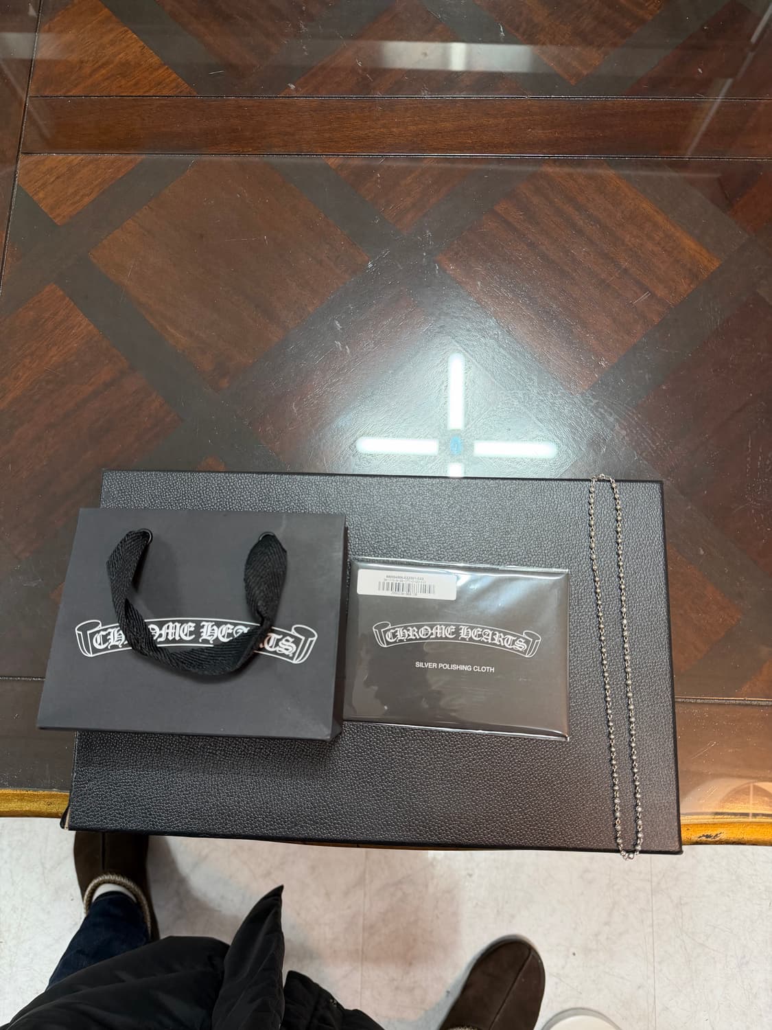 크롬하츠 정품 크로스볼체인목걸이 18인치  국내 해외 수량한정판 팝니다. 상품이미지1