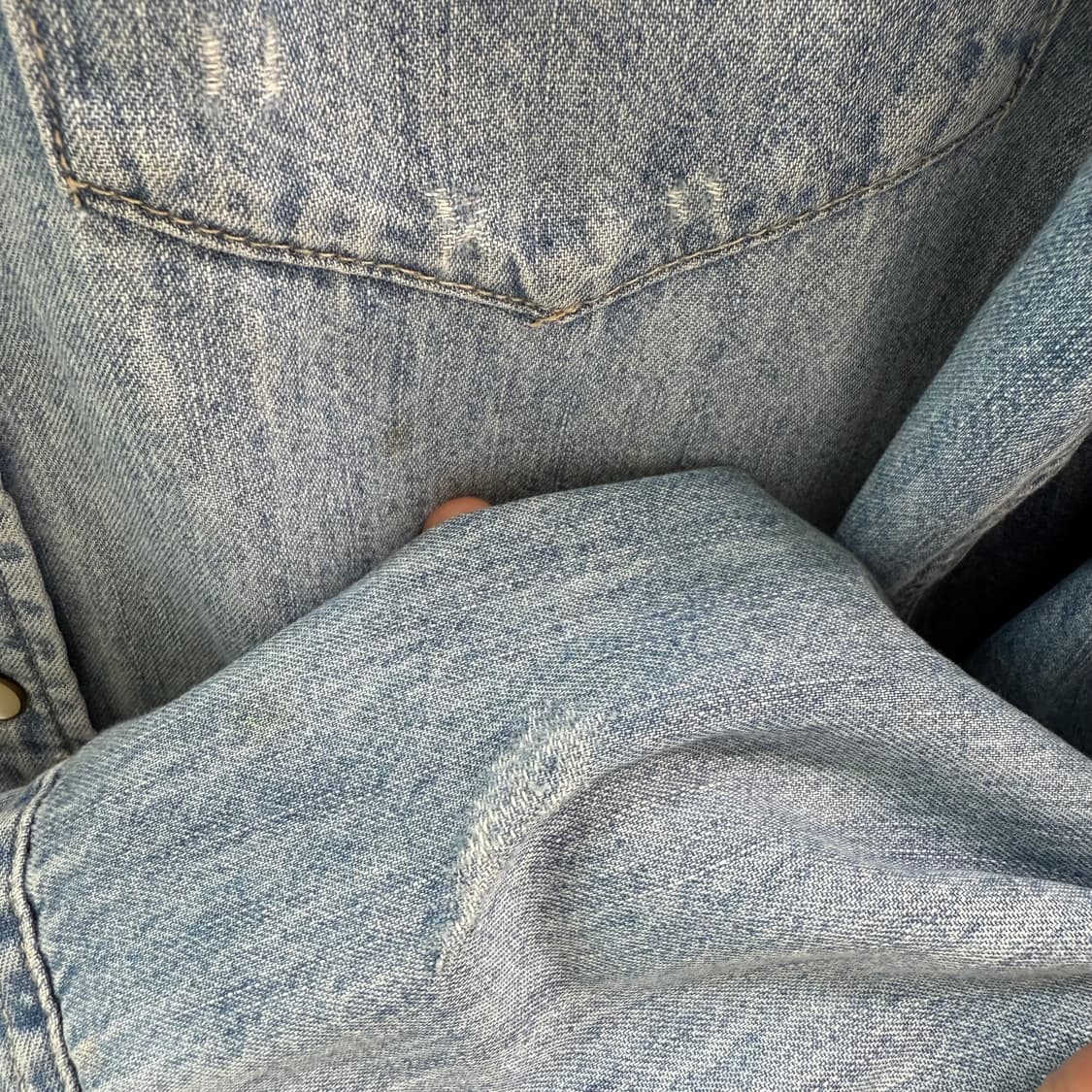 [S] 데님앤서플라이 인디언 데님 셔츠 상품이미지7