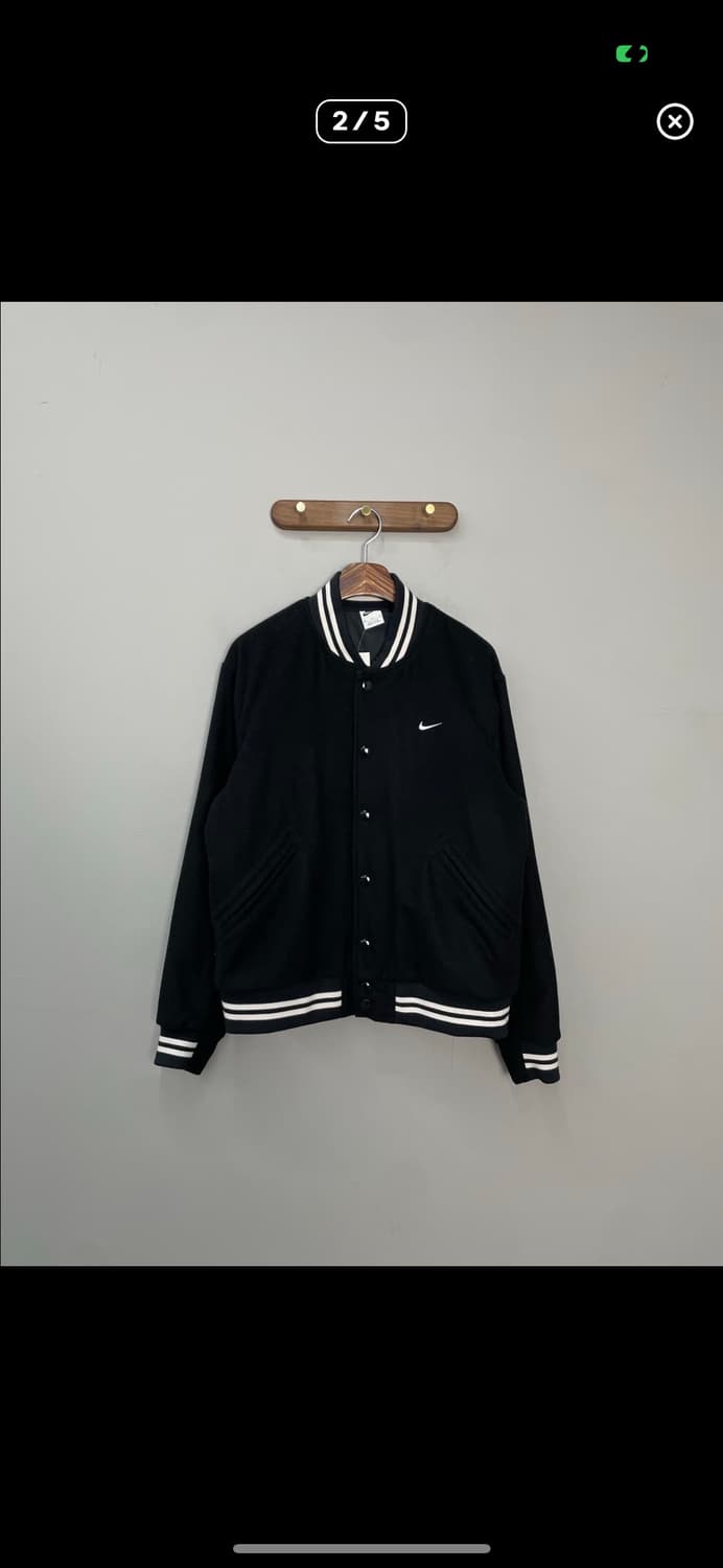 나이키 NSW 블랙 바시티자켓 A3330 상품이미지2