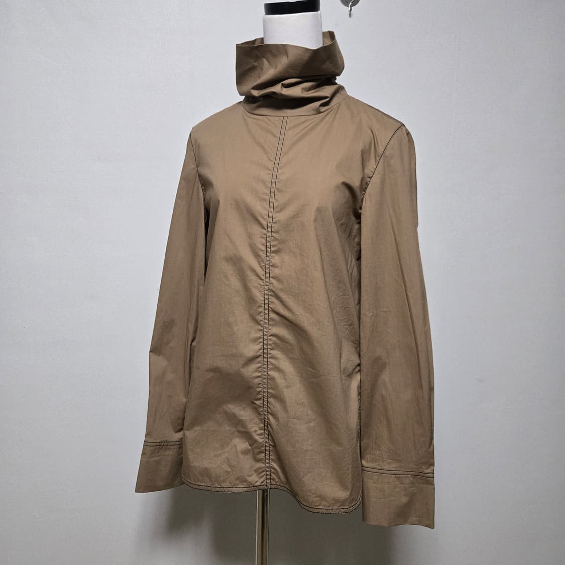 마르니 하이넥 코튼 블라우스 / 여성 블라우스 / 여자 블라우스 상품이미지6