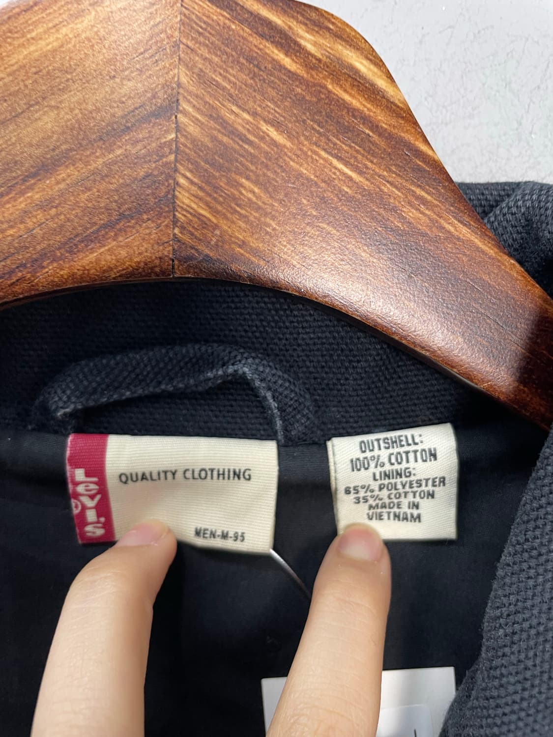 리바이스 레드탭 자수 블랙 블루종 자켓 H949 상품이미지6