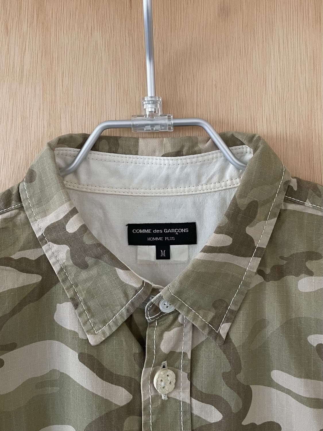 꼼데가르송 옴므플러스 카모 셔츠 상품이미지3