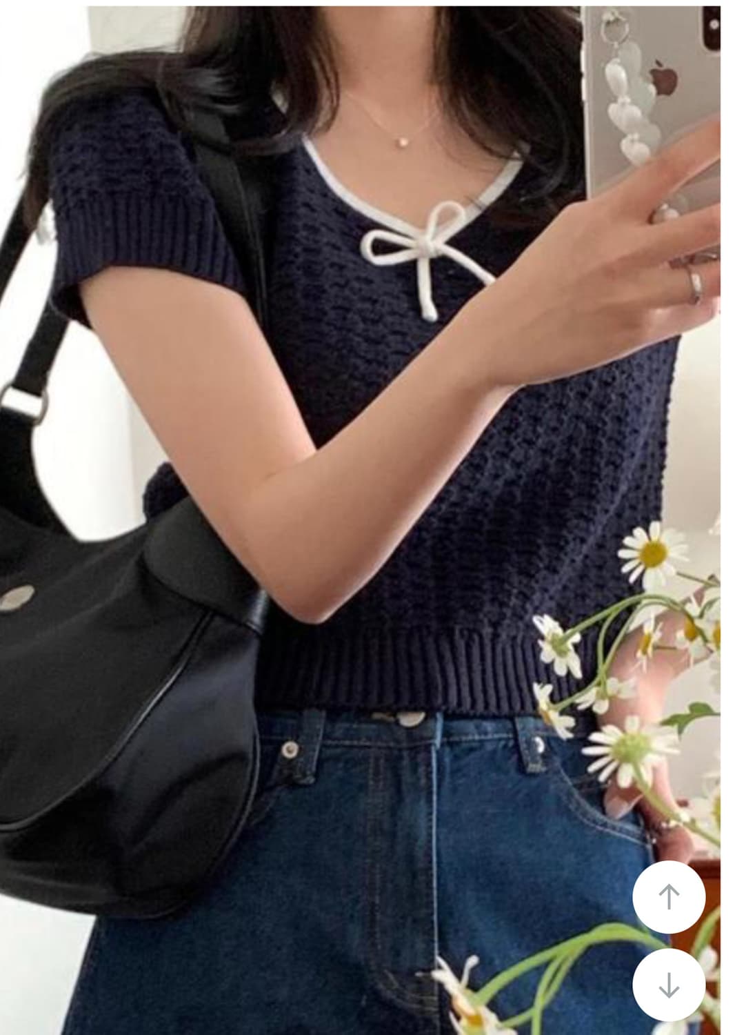 피터앤웬디 멜로디 리본니트 반팔 상품이미지4