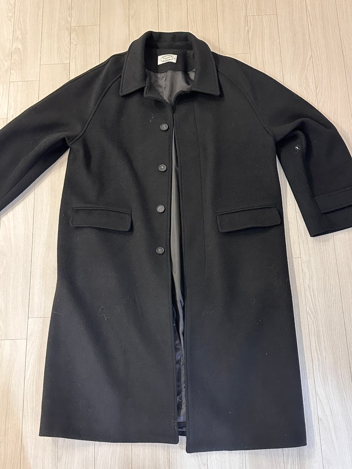 발마칸 코트 블랙  상품이미지3