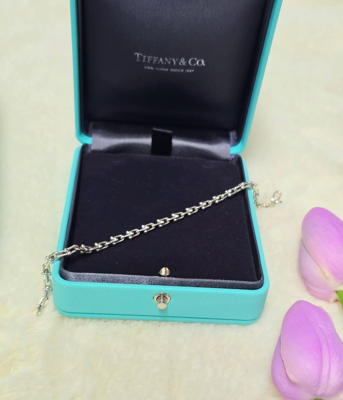 티파니하드웨어링크팔찌 마이크로s사이즈 정품 상품이미지7