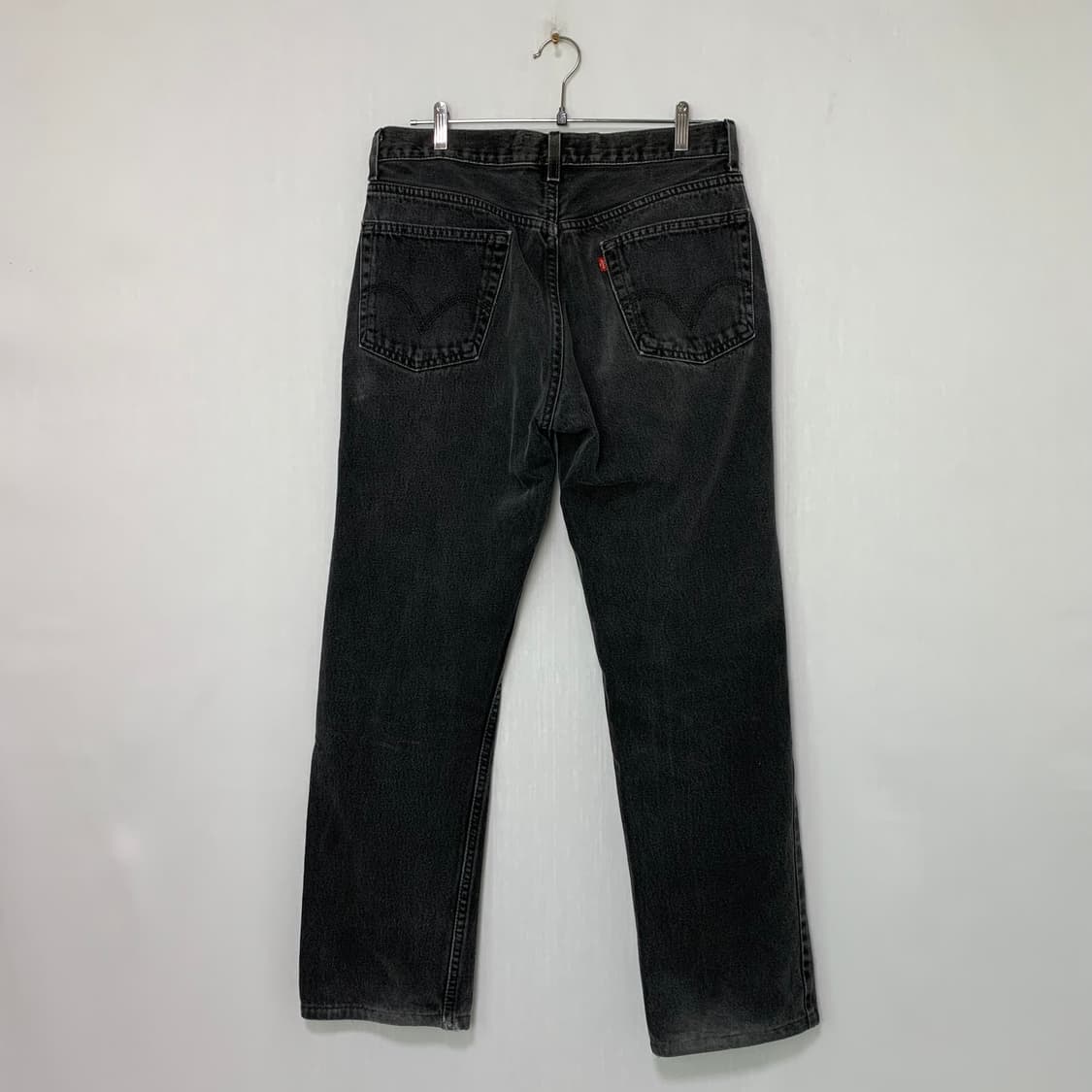 리바이스 흑청 바지 빈티지 데님팬츠 32인치 상품이미지5
