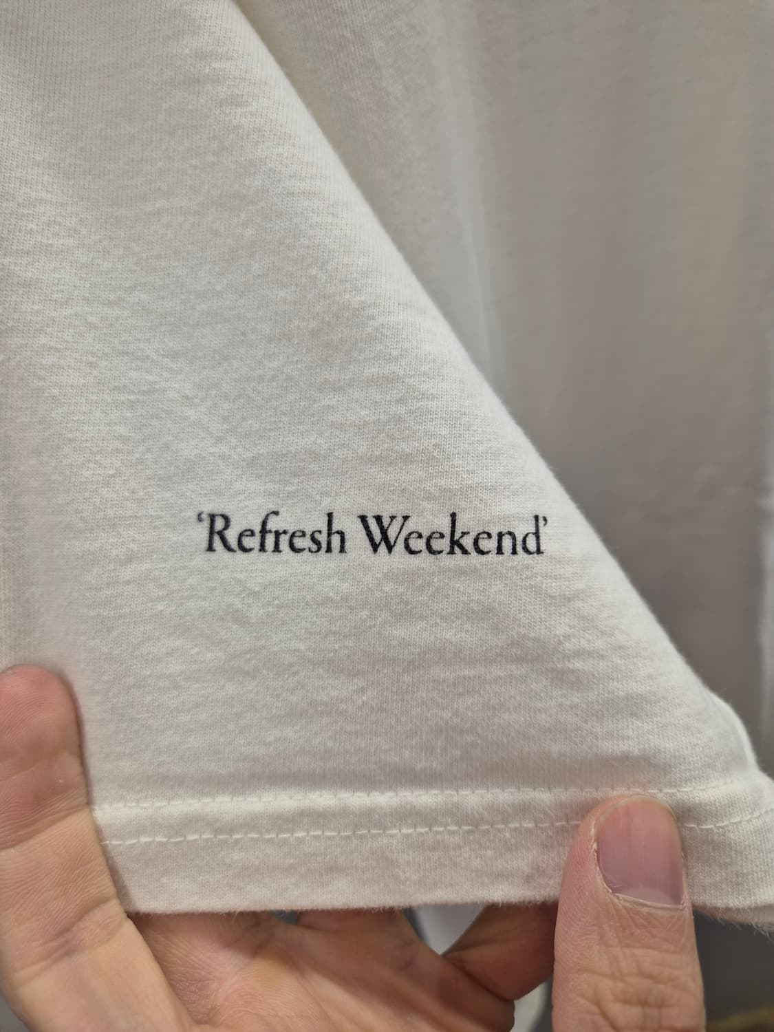 세터 SATUR 반팔 티셔츠 L 아이보리 상품이미지4