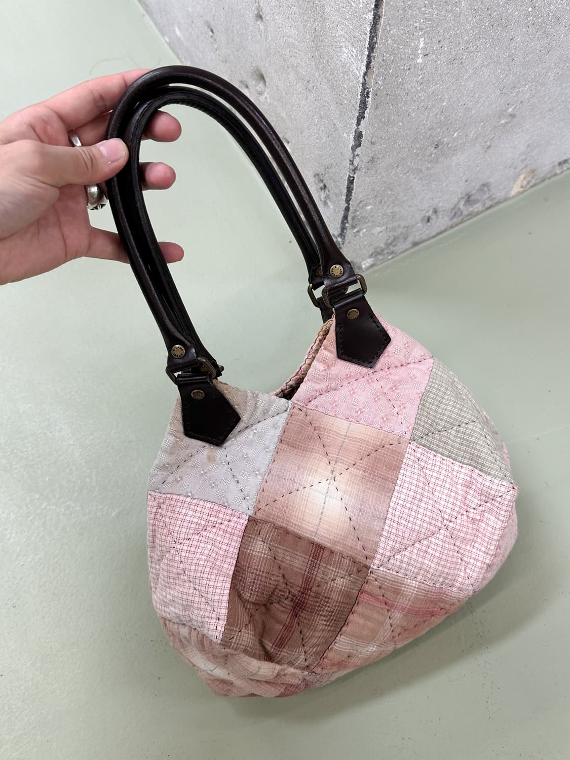 pink patchwork mini bag 상품이미지3