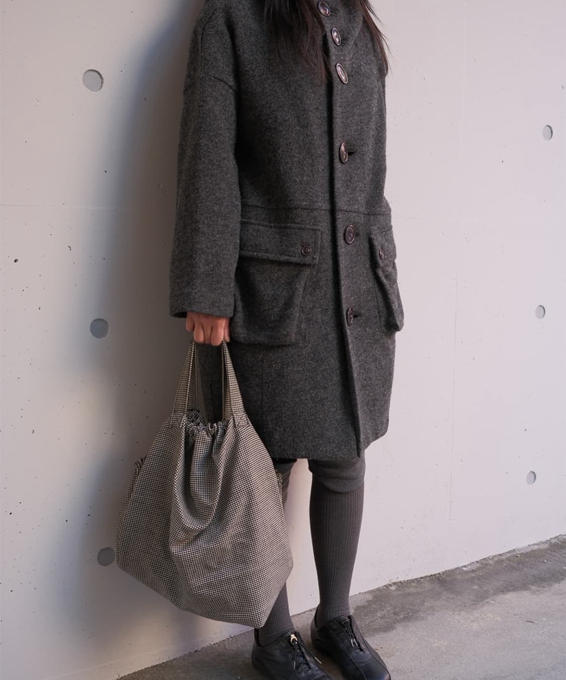Sunao Kuwahara wool coat 상품이미지1