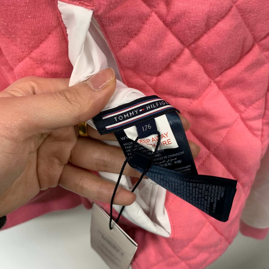 타미힐피거 퀼팅 리버시블 봄버 자켓 상품이미지9