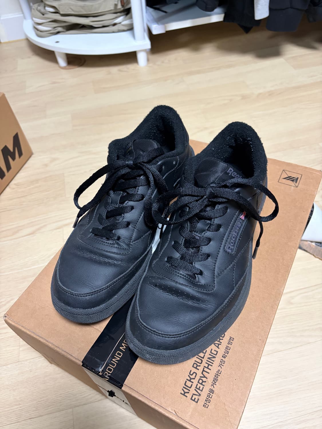 리복 클럽 C 85 트리플블랙 275 상품이미지1