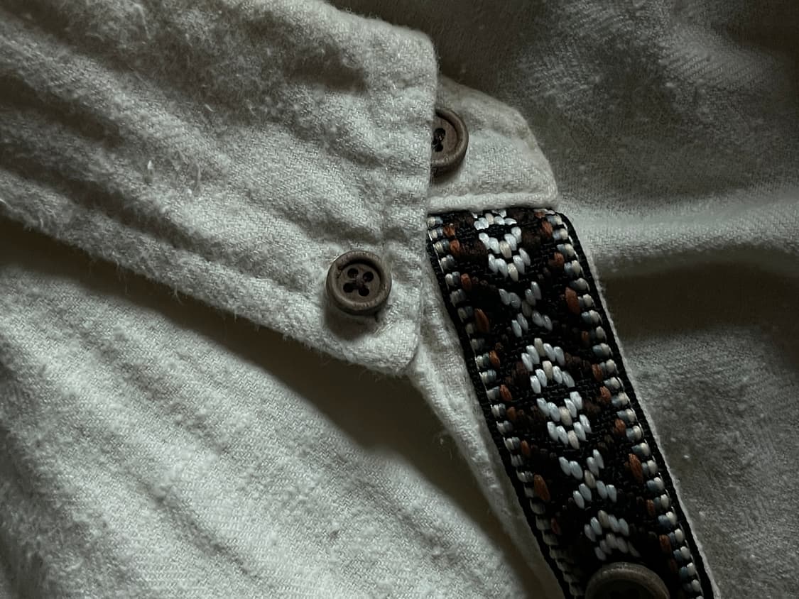 보헤미안 부클린넨 셔츠 상품이미지3