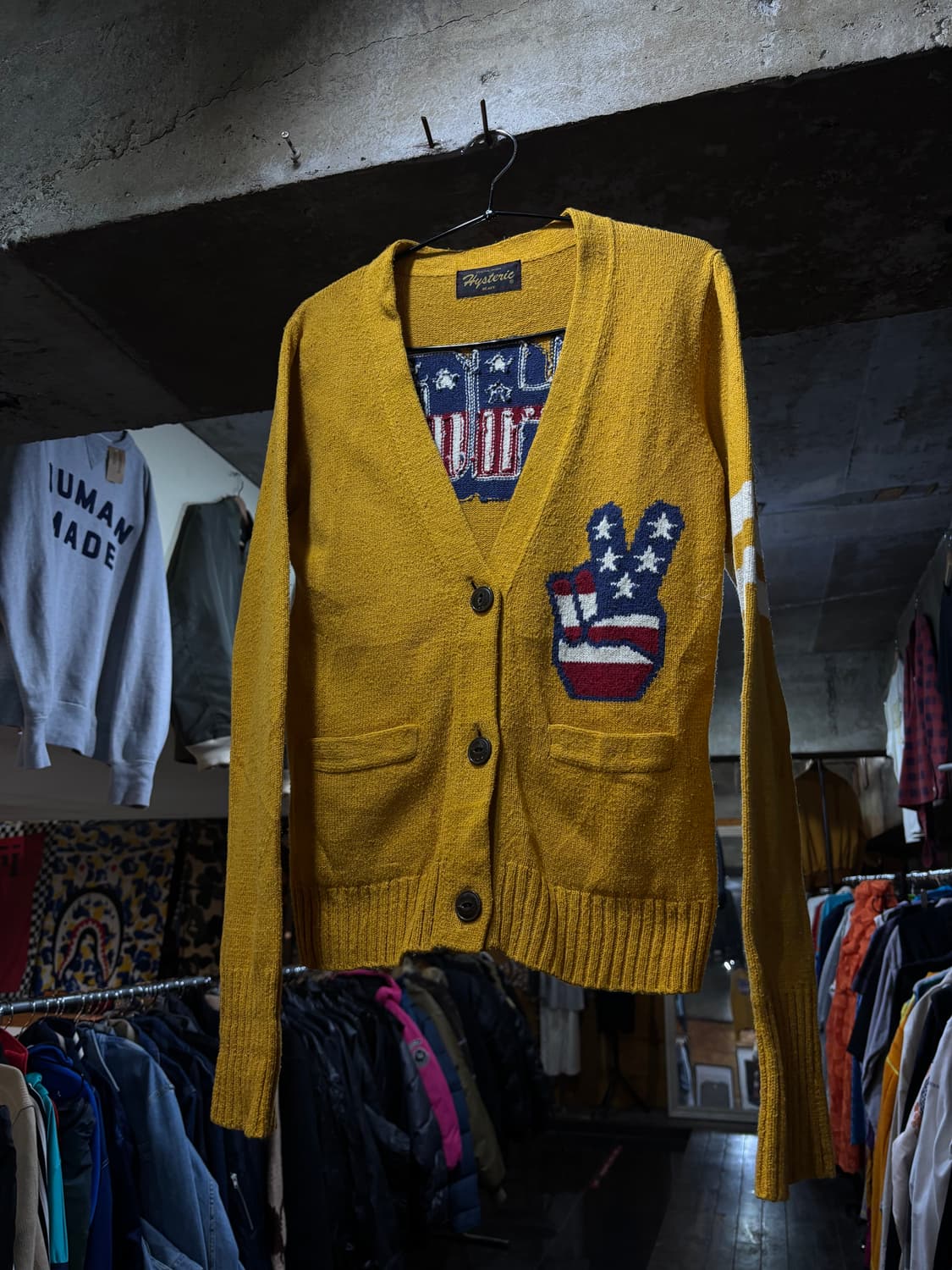 HYSTERIC GLAMOUR 히스테릭 글래머 포인트 가디건 상품이미지2