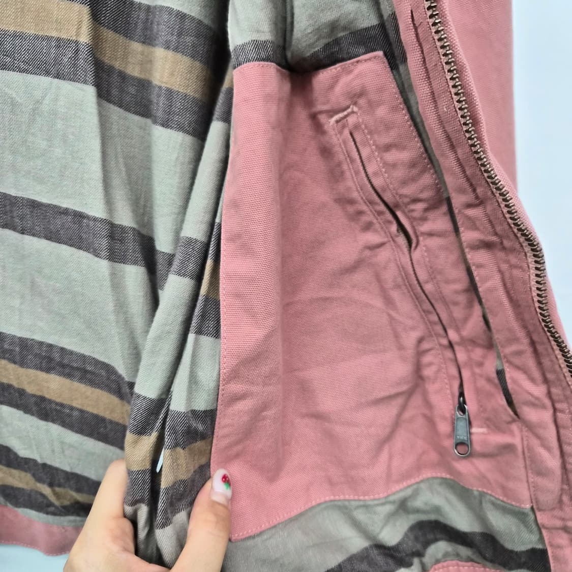 칼하트 핑크색 더스키 디트로이트 자켓 여성 S 상품이미지9