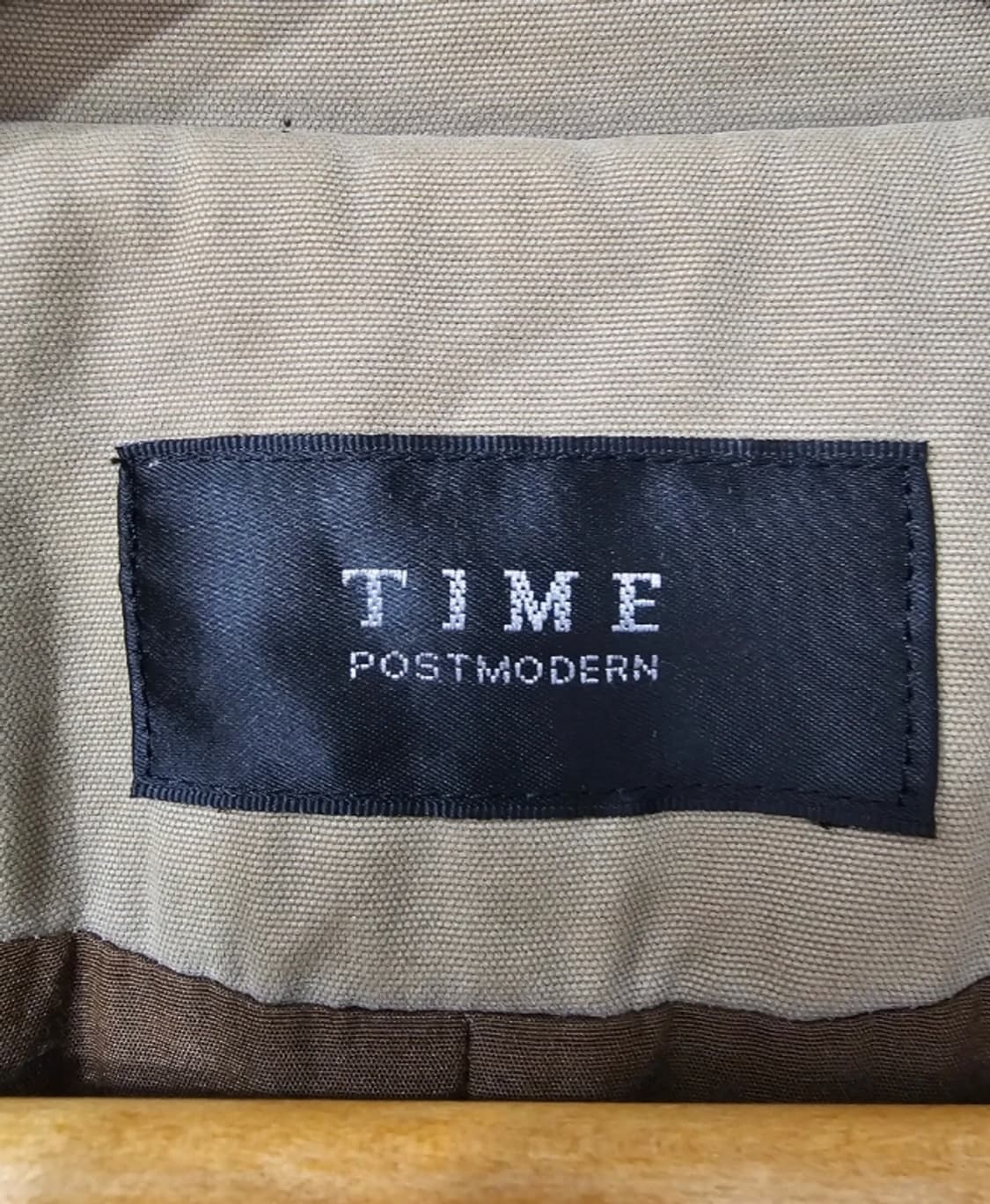 타임 TIME 벨티드 배색 자켓 ~55 상품이미지8