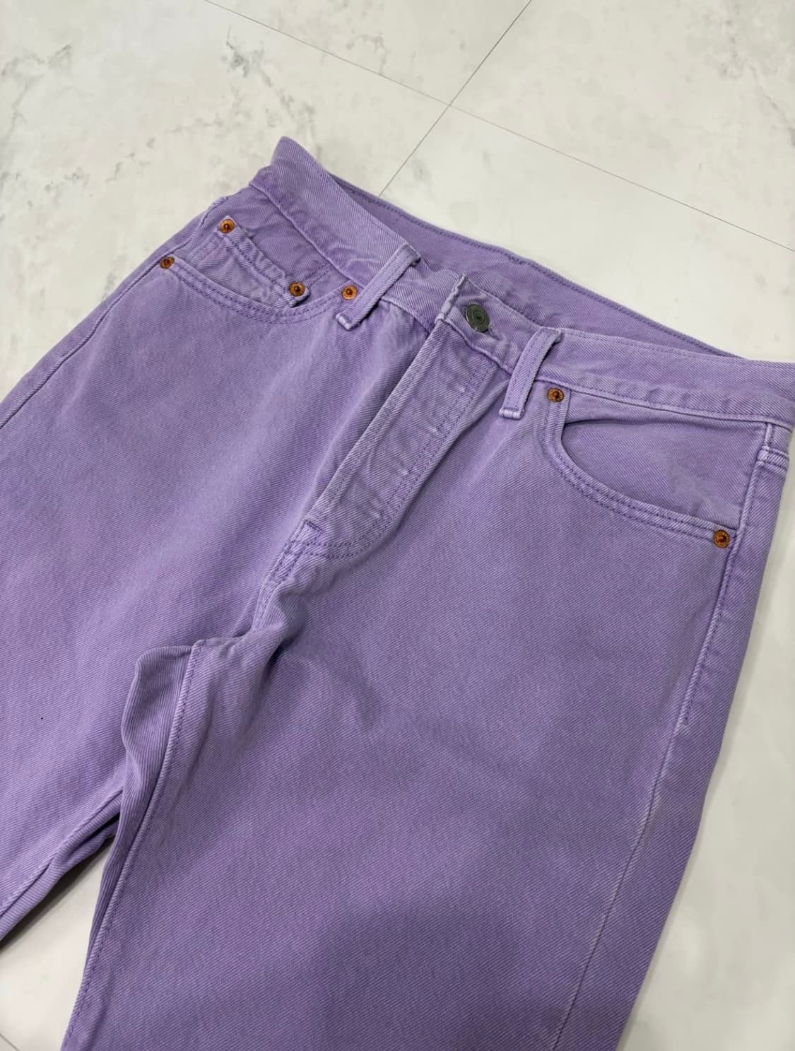 Levis 501 lavender denim pants 28x28 상품이미지2